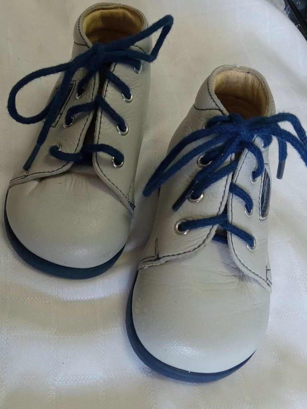 Blue & grey first baby walker Techno Plus Approx 4 1/2 inches Baby Marche Québec